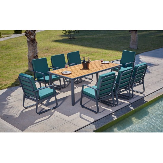Garden Lounge Set Milano - Anthracite, Wooden Anthracite
Wooden