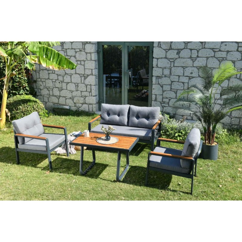 Garden Lounge Set Tivoli - Anthracite, Grey Anthracite
Grey