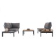 Garden Lounge Set Verona Wood Multicolor