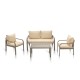 Garden Lounge Set Arya - Cappucino Cappucino 
Cream