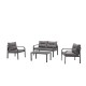 Garden Lounge Set Arya - Anthracite Anthracite Garden Lounge Set Arya - Anthracite Anthracite