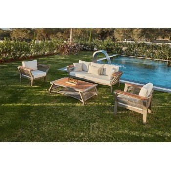 Garden Lounge Set Vicenza Cappucino