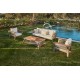 Garden Lounge Set Vicenza Cappucino