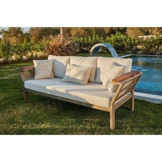 Garden Lounge Set Vicenza Cappucino