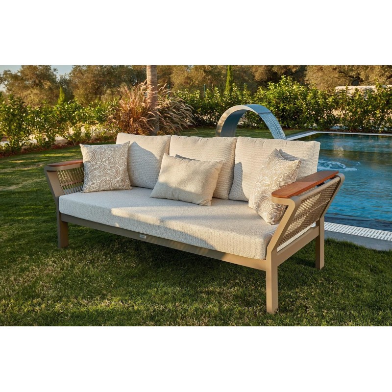 Garden Lounge Set Vicenza Cappucino