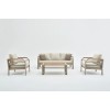 Garden Lounge Set Assento Beige