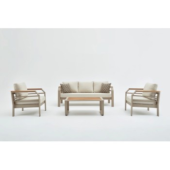 Garden Lounge Set Assento Beige