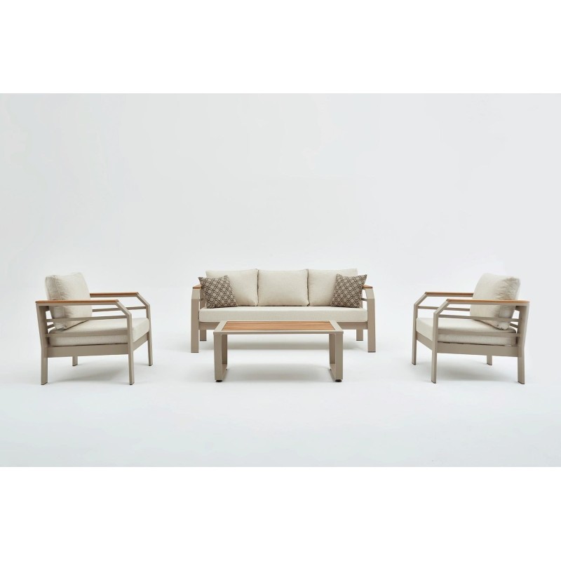 Garden Lounge Set Assento Beige