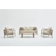Garden Lounge Set Assento Beige