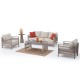 Garden Lounge Set Venedik Beige