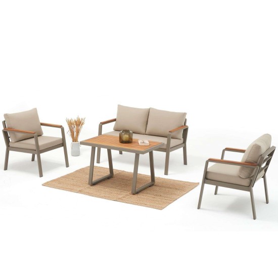 Garden Lounge Set Parma Beige Garden Lounge Set Parma Beige