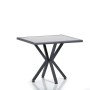 Garden Table Samara 2 - Grey, Black Grey
Black