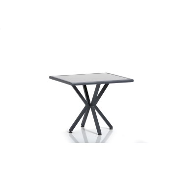 Garden Table & Chairs Set (5 Pieces) Samara 2 - Grey, Black Grey
Black