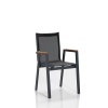 Garden Table & Chairs Set (5 Pieces) Samara 2 - Grey, Black Grey
Black