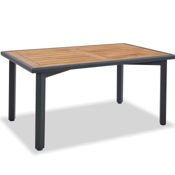 Garden Table Berlin - Anthracite, Wooden Anthracite
Wooden