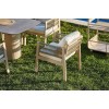 Garden Table & Chairs Set (8 Pieces) Toscana Ceramic Beige