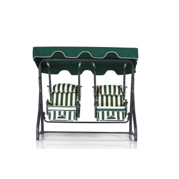 Garden Double Swing Chair Daisy 2 - White, Green, Black White
Green
Black
