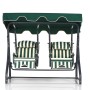 Garden Double Swing Chair Daisy 2 - White, Green, Black White
Green
Black