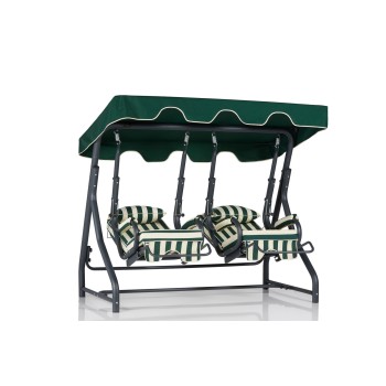 Garden Double Swing Chair Daisy 2 - White, Green, Black White
Green
Black