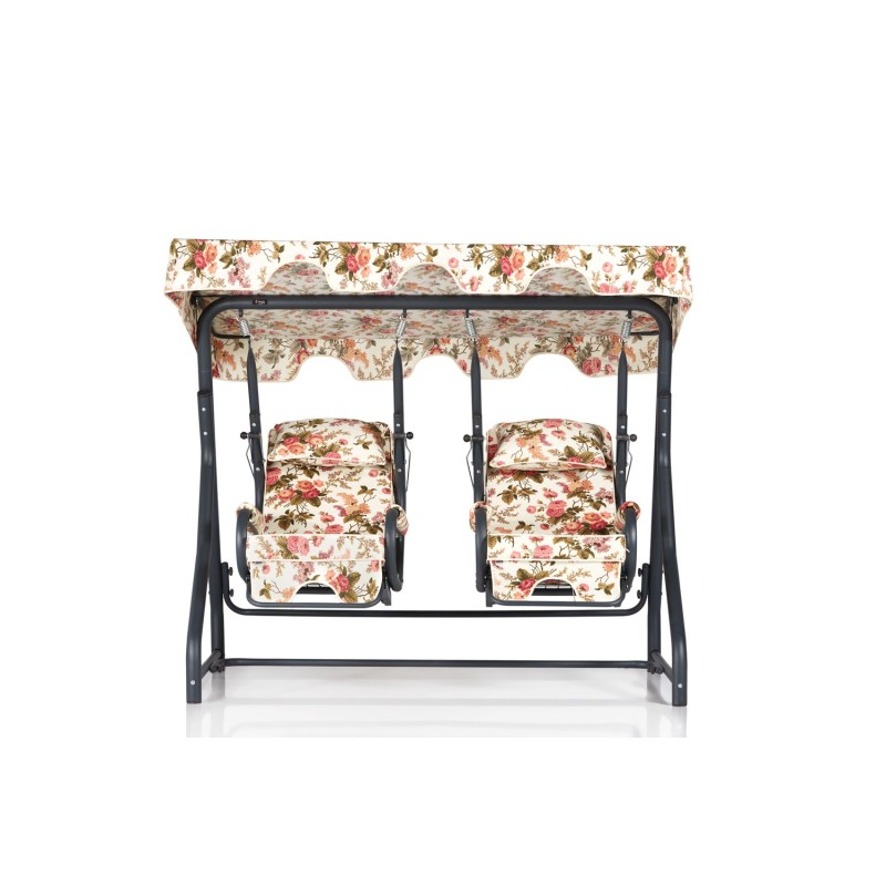 Garden Double Swing Chair Daisy 2 - Multicolor Multicolor