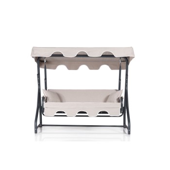 Garden Triple Swing Chair Ruta 2 - Cream, Black Cream
Black