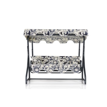 Garden Triple Swing Chair Ruta 4 - Black, Cream Black
Cream