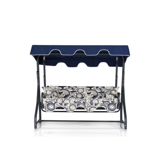 Garden Triple Swing Chair Ruta 7 - Dark Blue, Cream, Black Dark Blue
Cream
Black Garden Triple Swing Chair Ruta 7 - Dark Blue, Cream, Black Dark Blue
Cream
Black
