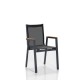 Garden Chair Set (6 Pieces) Ottowa - Grey, Black Grey
Black