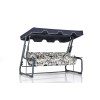 Garden Triple Swing Chair Rubus 2 - Multicolor Multicolor