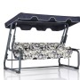 Garden Triple Swing Chair Rubus 2 - Multicolor Multicolor