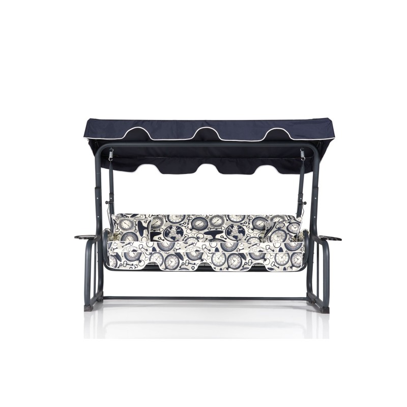 Garden Triple Swing Chair Rubus 2 - Multicolor Multicolor