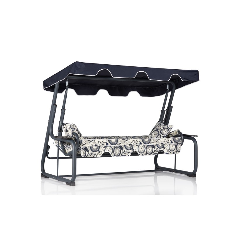 Garden Triple Swing Chair Rubus 2 - Multicolor Multicolor