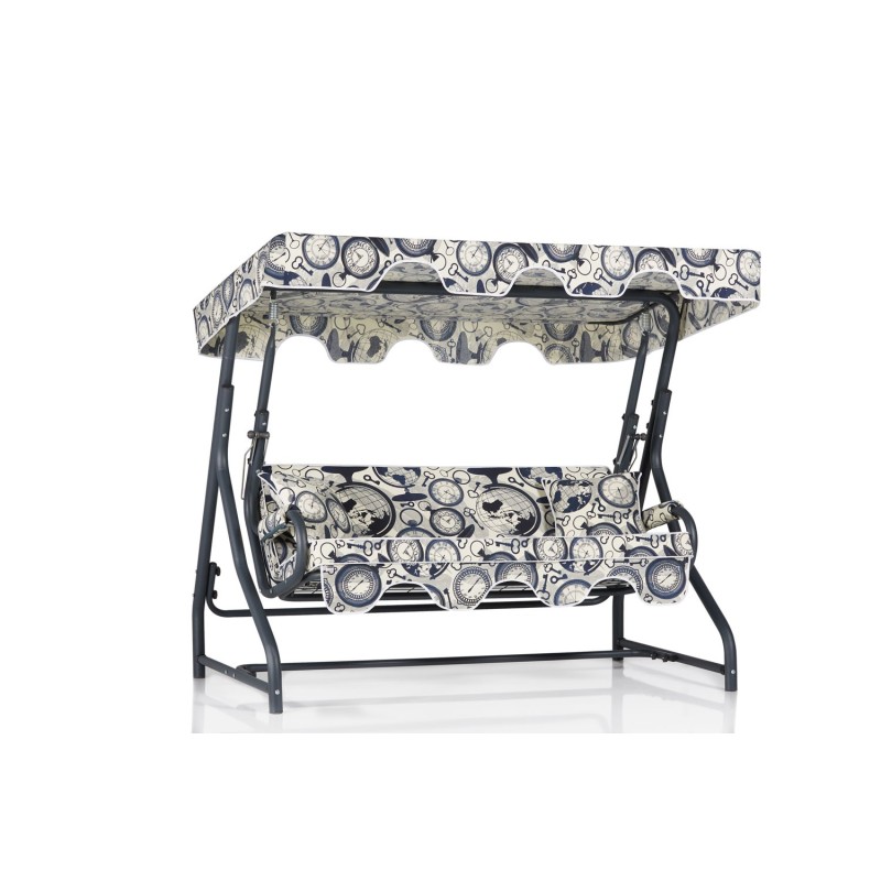 Garden Triple Swing Chair Olea 5 - Multicolor Multicolor