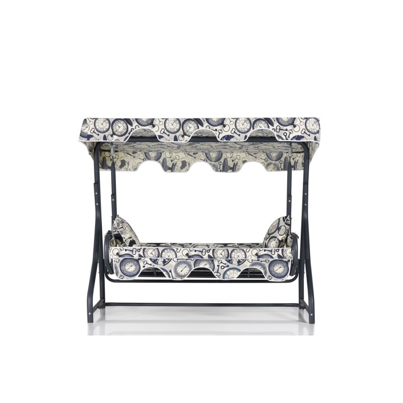 Garden Triple Swing Chair Olea 5 - Multicolor Multicolor