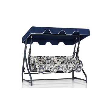 Garden Triple Swing Chair Olea 6 - Multicolor Multicolor