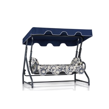 Garden Triple Swing Chair Olea 6 - Multicolor Multicolor