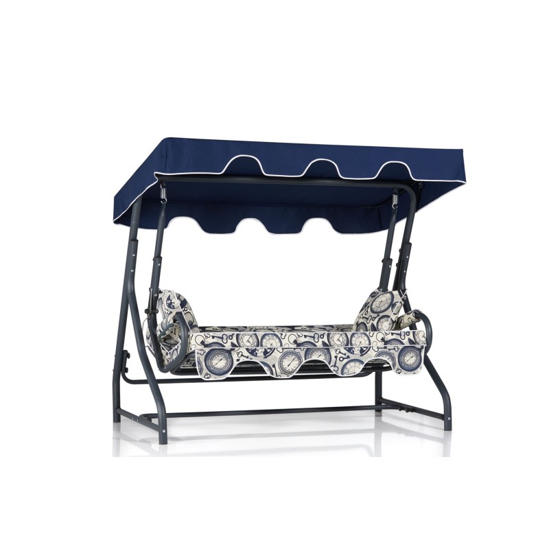 Garden Triple Swing Chair Olea 6 - Multicolor Multicolor