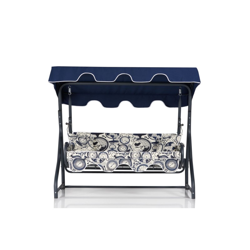 Garden Triple Swing Chair Olea 6 - Multicolor Multicolor