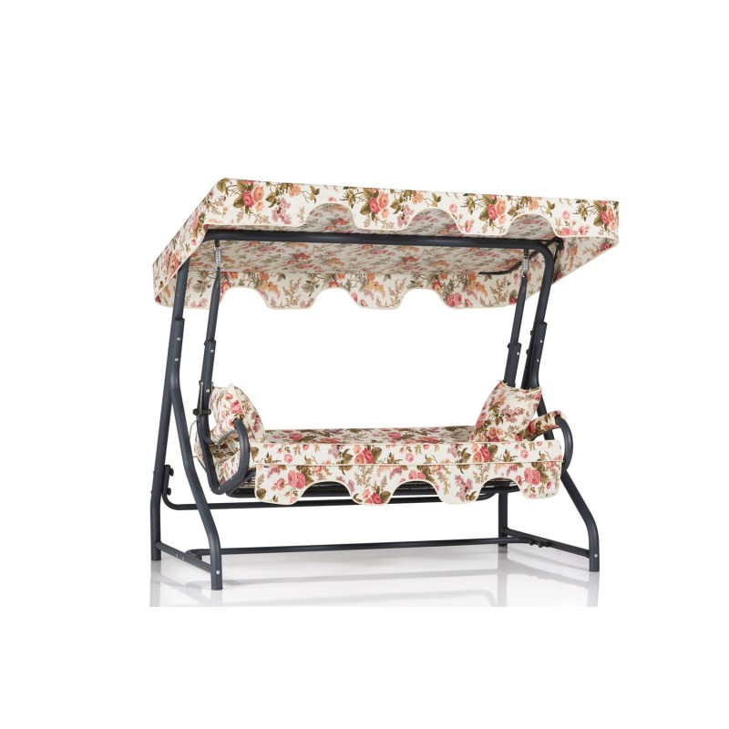 Garden Triple Swing Chair Olea 10 - Multicolor Multicolor