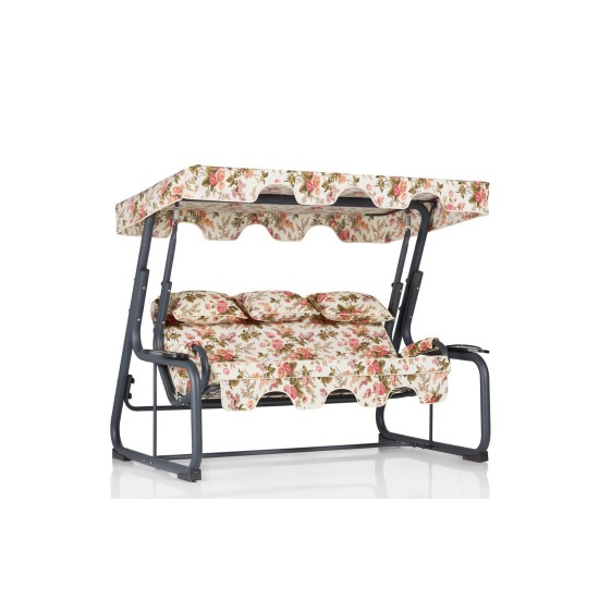 Garden Triple Swing Chair Vitis 4 - Multicolor Multicolor Garden Triple Swing Chair Vitis 4 - Multicolor Multicolor