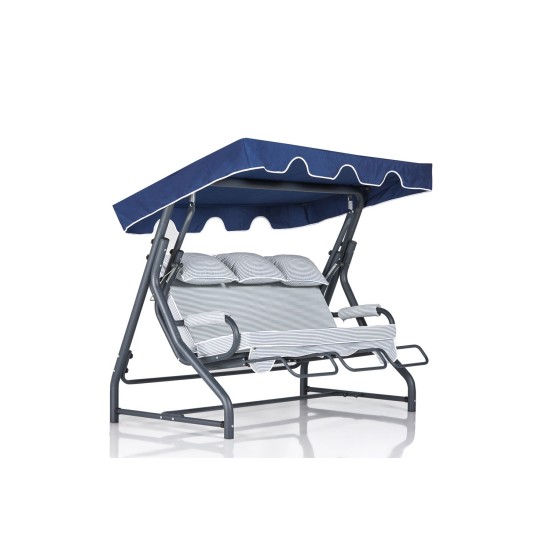 Garden Triple Swing Chair Salvia 1 - Multicolor Multicolor Garden Triple Swing Chair Salvia 1 - Multicolor Multicolor