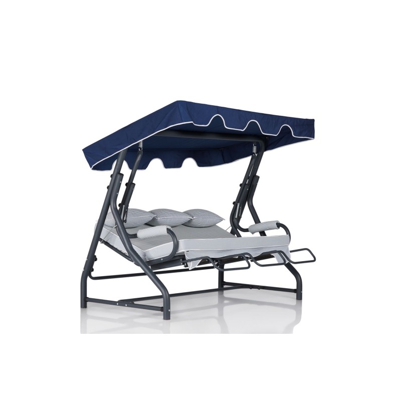 Garden Triple Swing Chair Salvia 1 - Multicolor Multicolor