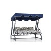 Garden Triple Swing Chair Salvia 2 - Multicolor Multicolor