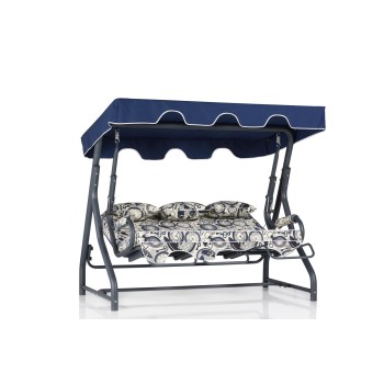 Garden Triple Swing Chair Salvia 2 - Multicolor Multicolor