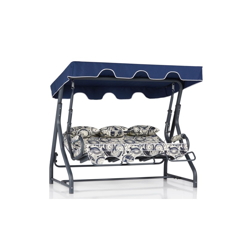 Garden Triple Swing Chair Salvia 2 - Multicolor Multicolor