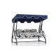 Garden Triple Swing Chair Salvia 2 - Multicolor Multicolor Garden Triple Swing Chair Salvia 2 - Multicolor Multicolor
