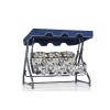 Garden Triple Swing Chair Salvia 2 - Multicolor Multicolor