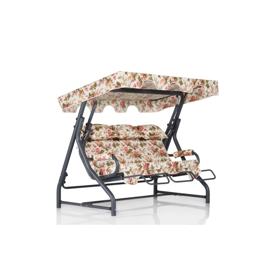 Garden Triple Swing Chair Salvia 5 - Multicolor Multicolor Garden Triple Swing Chair Salvia 5 - Multicolor Multicolor