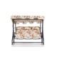 Garden Triple Swing Chair Salvia 5 - Multicolor Multicolor Garden Triple Swing Chair Salvia 5 - Multicolor Multicolor