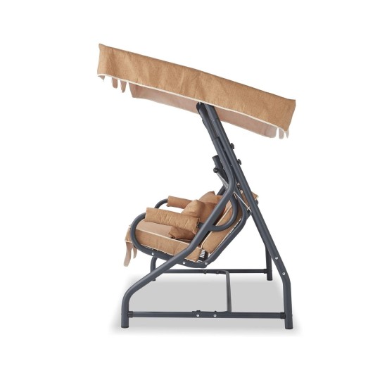 Garden Triple Swing Chair Olea - Beige Beige Garden Triple Swing Chair Olea - Beige Beige